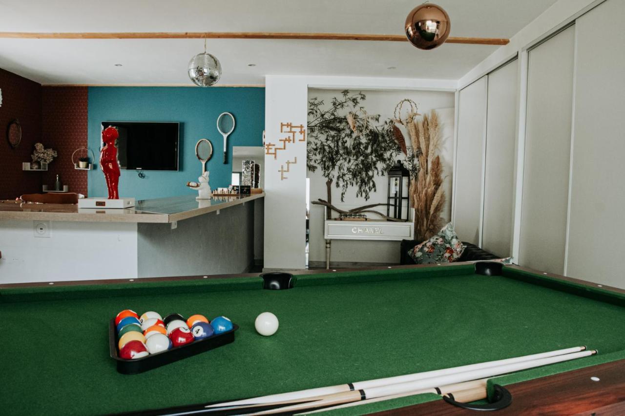 La Villa O Bois - Billard & Baby-Foot - Face A La Foret Séméac Eksteriør billede
